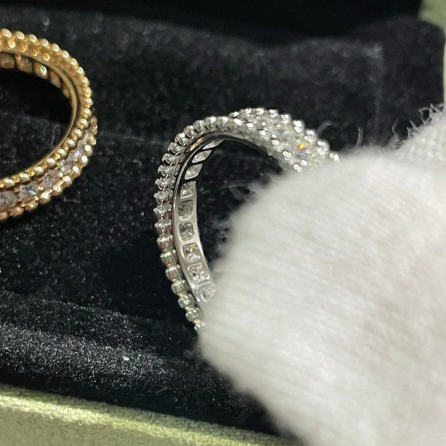 [Love's Uplift]PERLEE DIAMOND ROSE GOLD RING