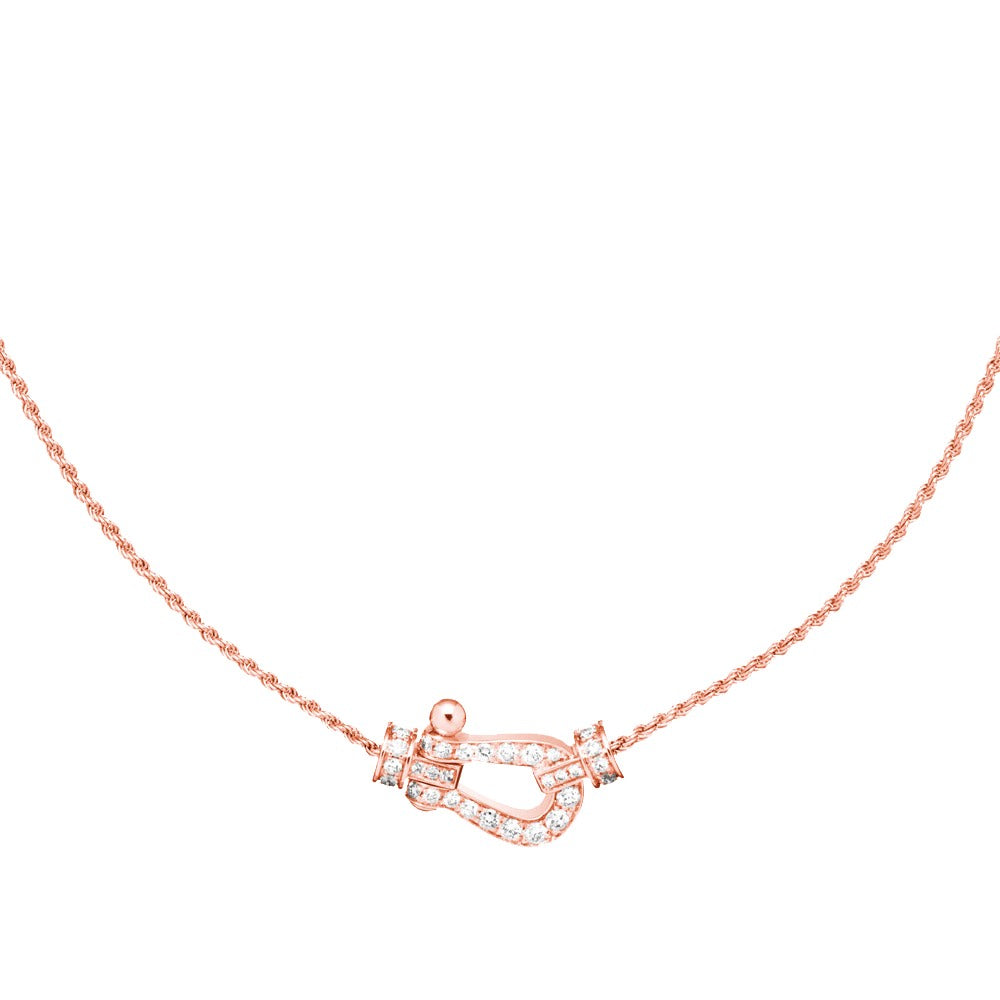 [Love's Uplift]FORCE 10 PINK GOLD DIAMOND NECKLACE