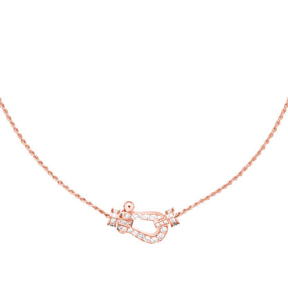 [Love's Uplift]FORCE 10 PINK GOLD DIAMOND NECKLACE