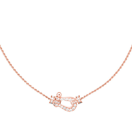 [Love's Uplift]FORCE 10 PINK GOLD DIAMOND NECKLACE