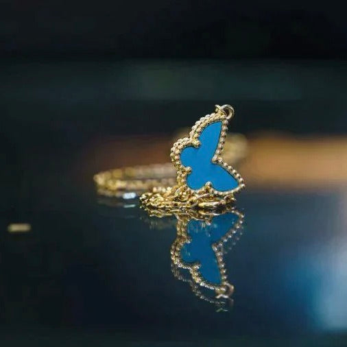 [Love's Uplift]BUTTERFLY TURQUOISE BUTTERFLY BRACELET