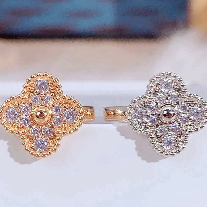 [Love's Uplift]CLOVER DIAMOND RING