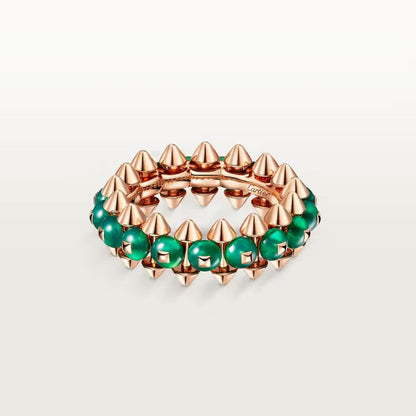 [Love's Uplift]CLASH 7.9MM AGATE CHALCEDONY RING