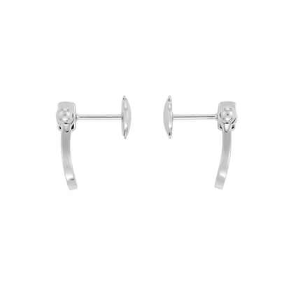 [Love's Uplift]FORCE 10 FULL DIAMOND STUD EARRINGS MINI MODEL