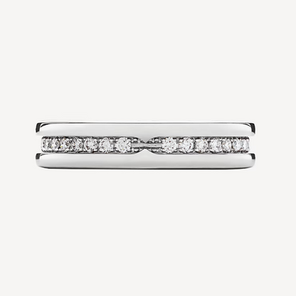[Love's Uplift]ZERO 1 ONE-BAND PAVED DIAMONDS ON THE SPIRAL RING