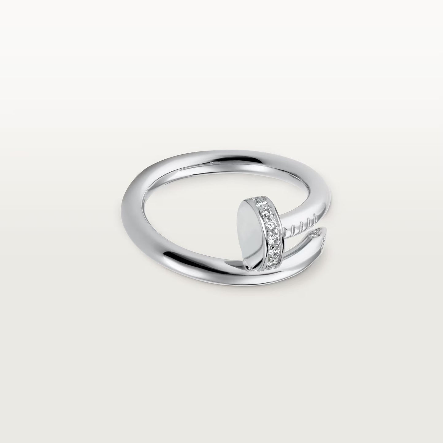 [Love's Uplift]JUSTE RING 2.6MM HALF DIAMOND