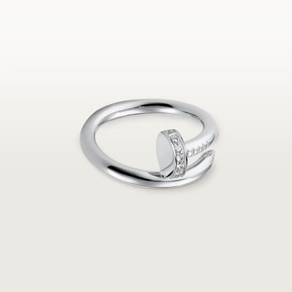 [Love's Uplift]JUSTE RING 2.6MM HALF DIAMOND
