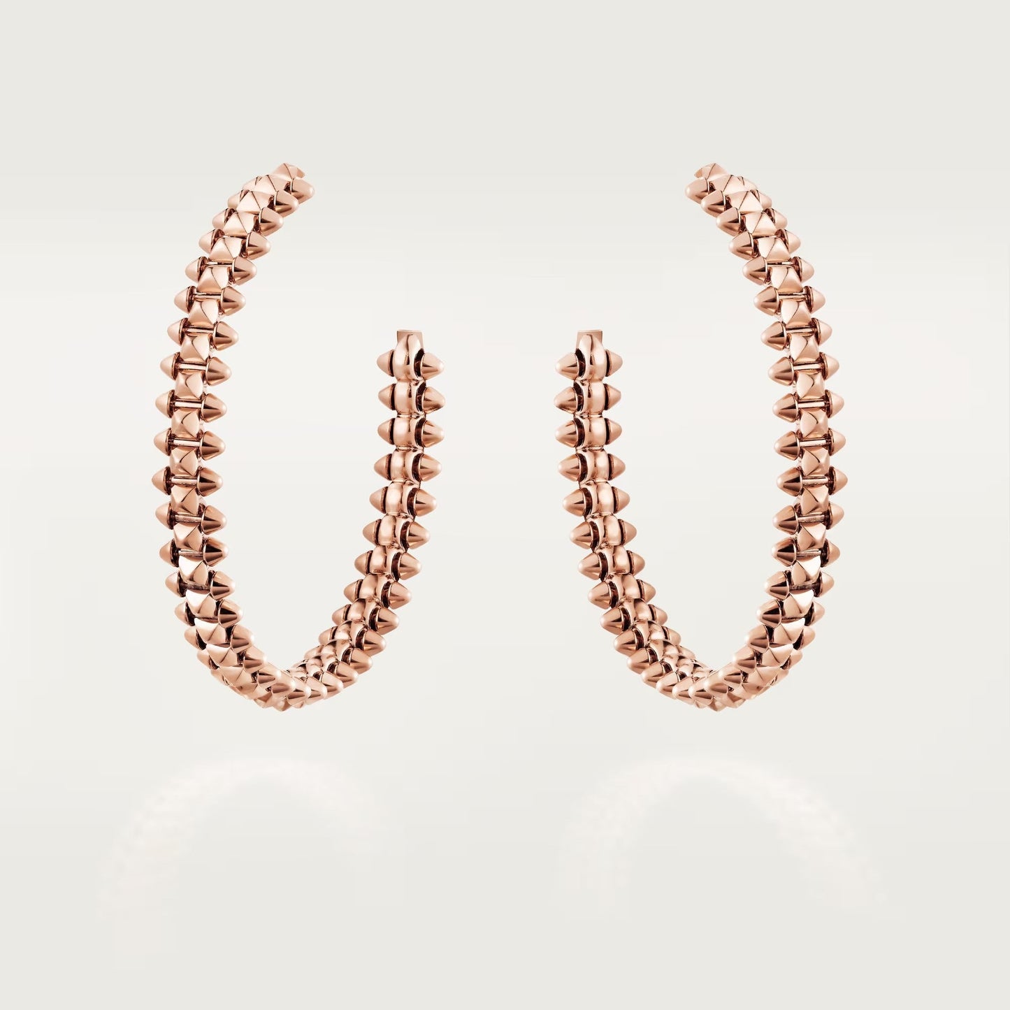 [Love's Uplift]CLASH HOOP LARGE EARRINGS