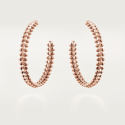[Love's Uplift]CLASH HOOP LARGE EARRINGS