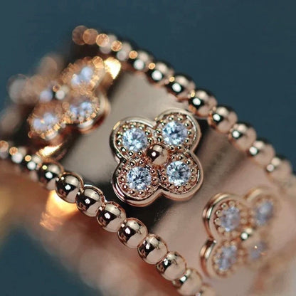 [Love's Uplift]CLOVER KALEIDOSCOPE RING 10MM