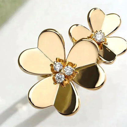 [Love's Uplift]CLOVER COMOS GOLD DIAMOND RING