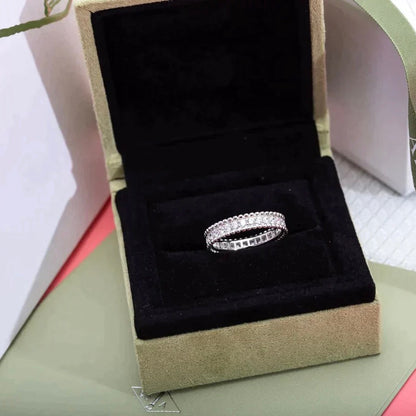 [Love's Uplift]PERLEE DIAMOND SILVER RING