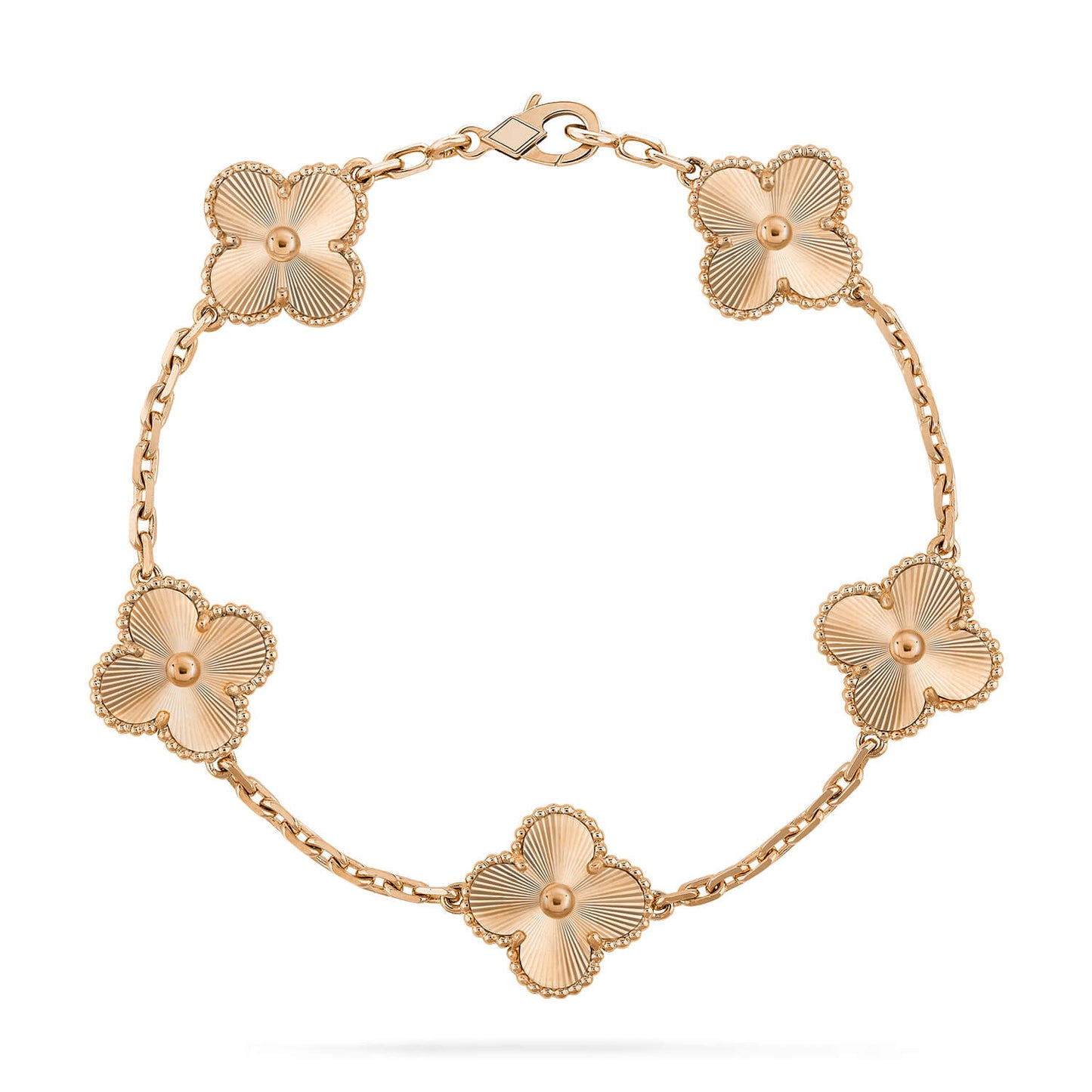 [Love's Uplift]CLOVER 5 FLOWERS LASER BRACELET