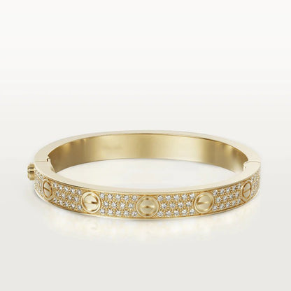 [Love's Uplift]LOVE BRACELET 6.1MM DIAMOND-PAVED