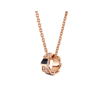 [Love's Uplift]SERPENTI PEDANT DIAMOND NECKLACE