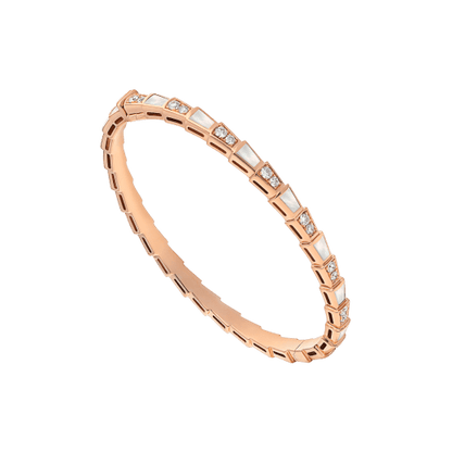[Love's Uplift]SERPENTI BRACELET PINK GOLD MOP DIAMOND