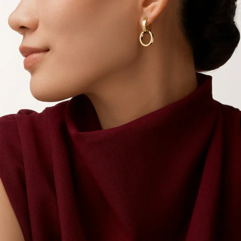 [Love's Uplift]LOVE 3.3MM DANGLE EARRINGS