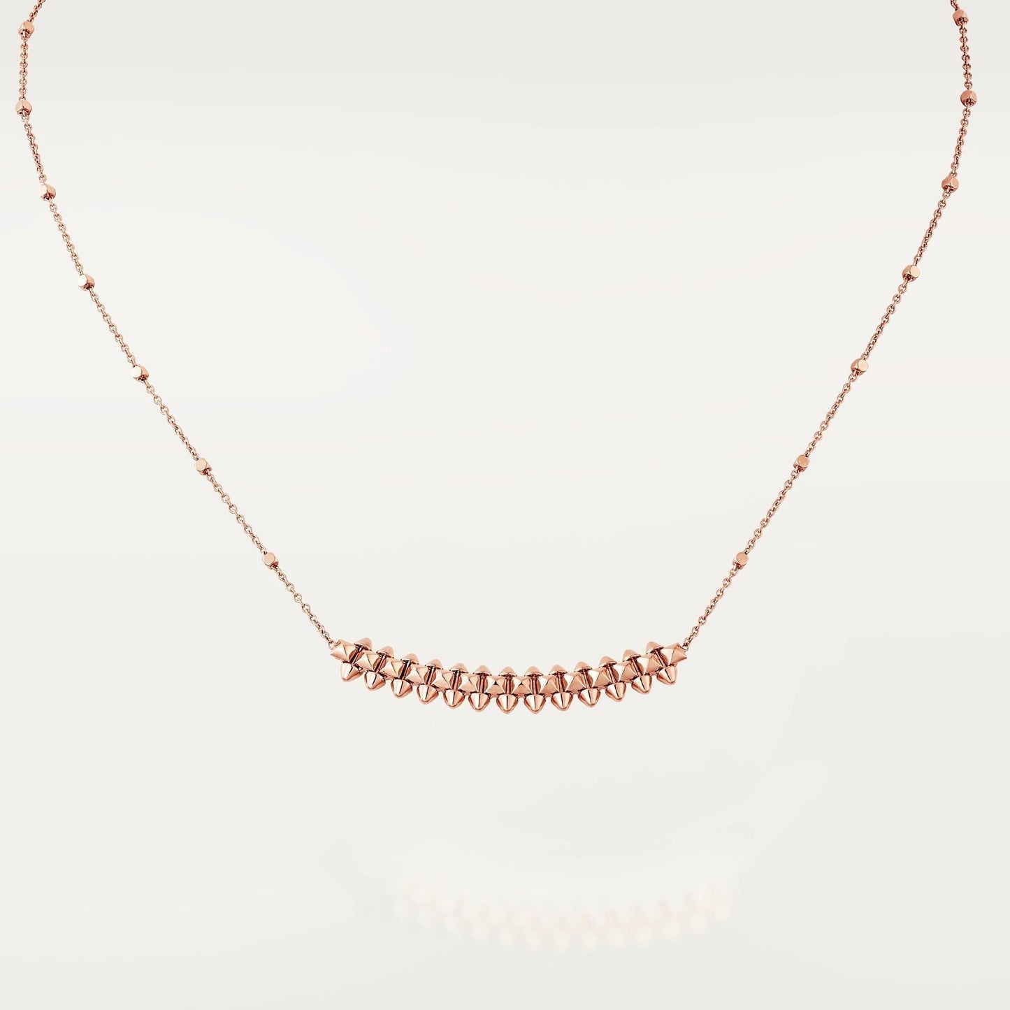 [Love's Uplift]CLASH PINK GOLD NECKLACE