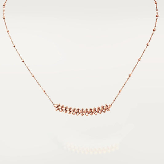 [Love's Uplift]CLASH PINK GOLD NECKLACE