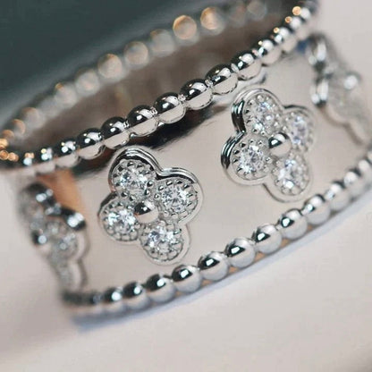 [Love's Uplift]CLOVER KALEIDOSCOPE RING 10MM