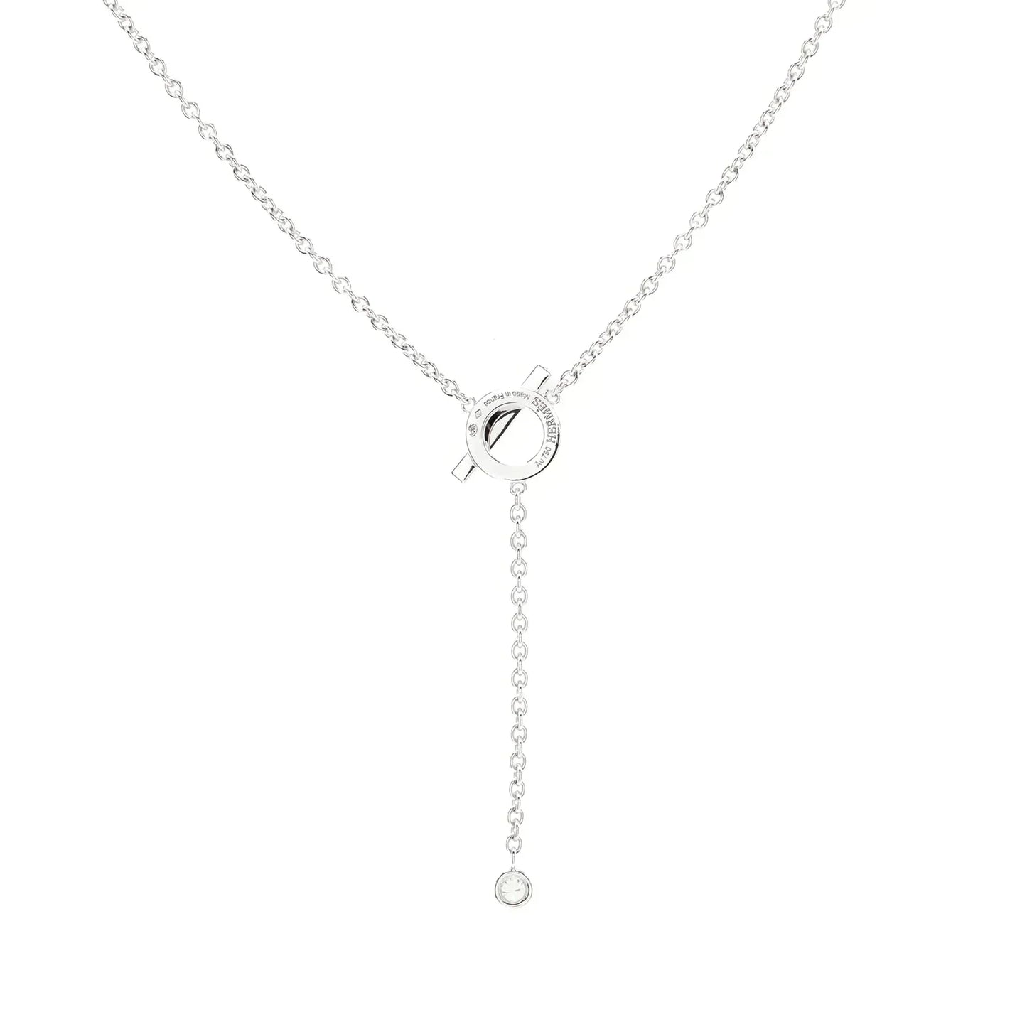 [Love's Uplift]FINESSE SILVER DIAMOND NECKLACE