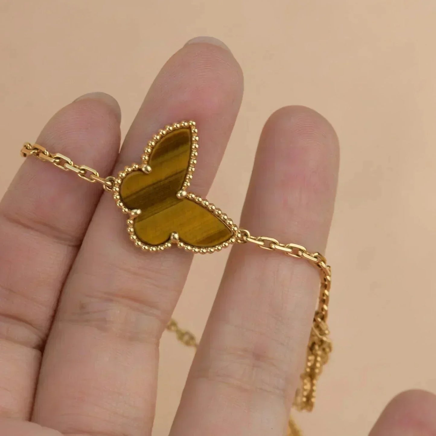 [Love's Uplift]LUCKY SPRING 5 MOTIF GOLD BRACELET