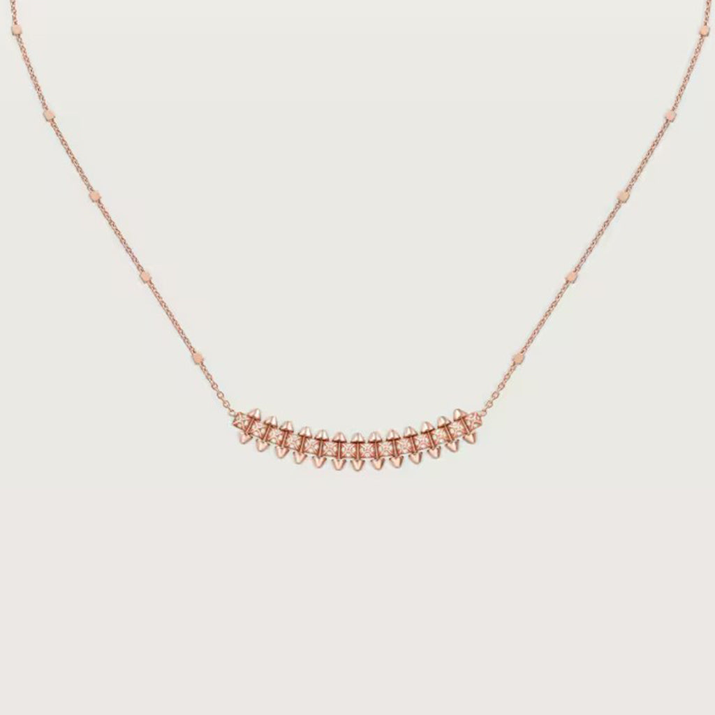 [Love's Uplift]CLASH  SMALL FULL DIAMOND NECKLACE