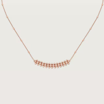 [Love's Uplift]CLASH  SMALL FULL DIAMOND NECKLACE