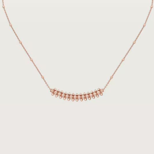 [Love's Uplift]CLASH  SMALL FULL DIAMOND NECKLACE