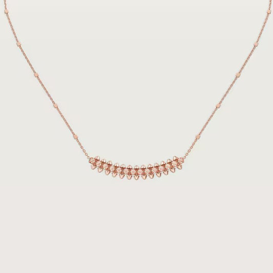 [Love's Uplift]CLASH  SMALL FULL DIAMOND NECKLACE
