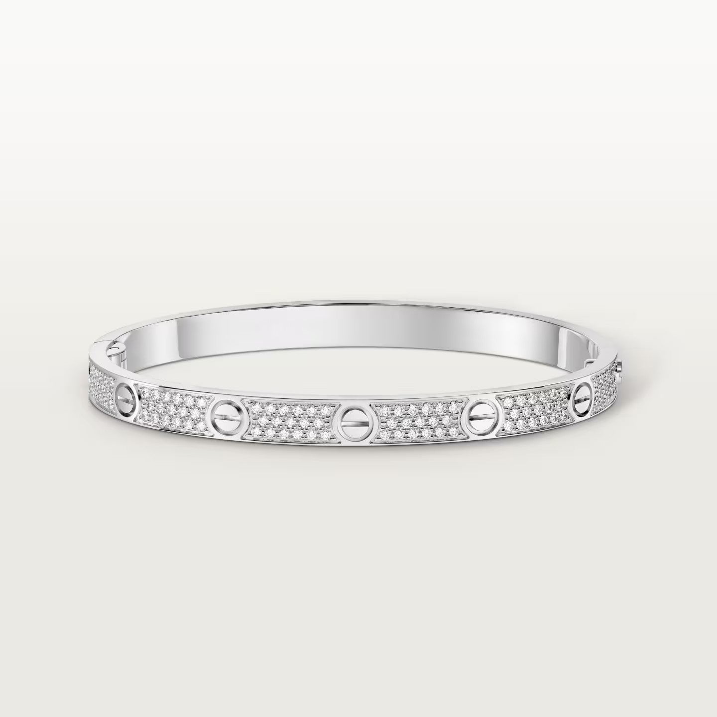 [Love's Uplift]LOVE BRACELET 4.8MM DIAMOND-PAVED