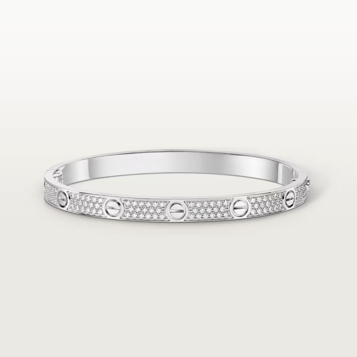 [Love's Uplift]LOVE BRACELET 4.8MM DIAMOND-PAVED
