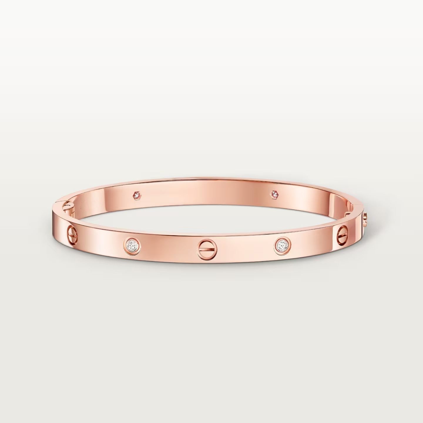 [Love's Uplift]LOVE BRACELET 4.8MM 4 DIAMONDS