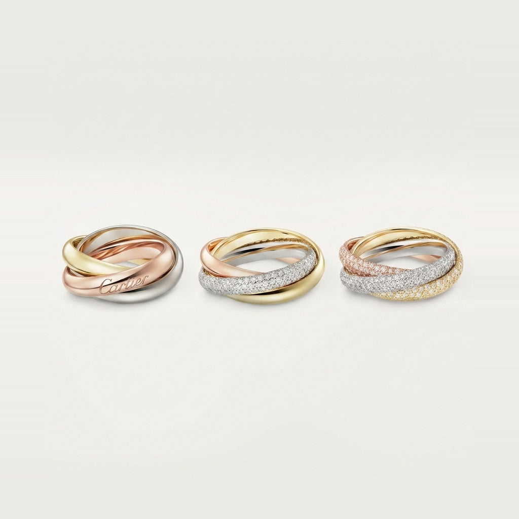 [Love's Uplift Jewelry] TRINITY 3.2MM RING COLLECTION