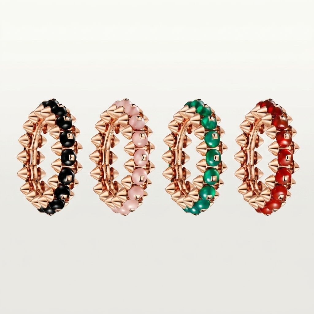 [Love's Uplift]CLASH 7.9MM AGATE CHALCEDONY RING
