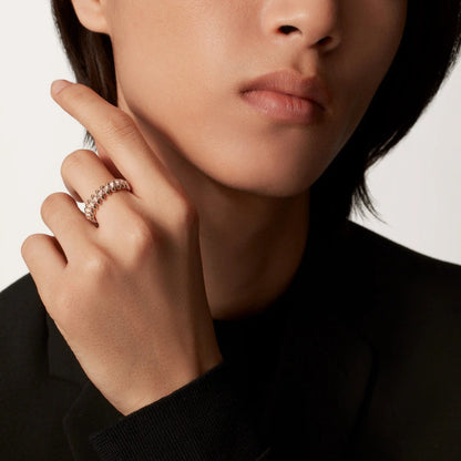 [Love's Uplift]CLASH 6.4MM SMALL FULL DIAMOND RING