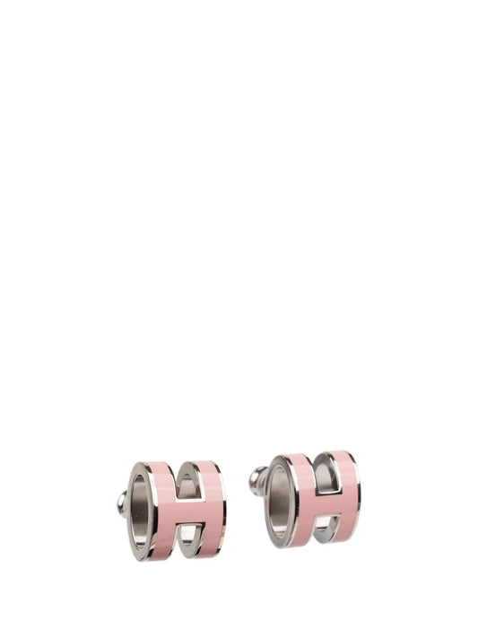 [Love's Uplift]MINI POP H SILVER EARRINGS PINK