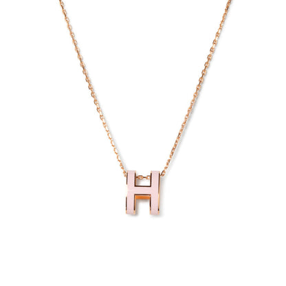 [Love's Uplift]POP H PEDANT PINK GOLD