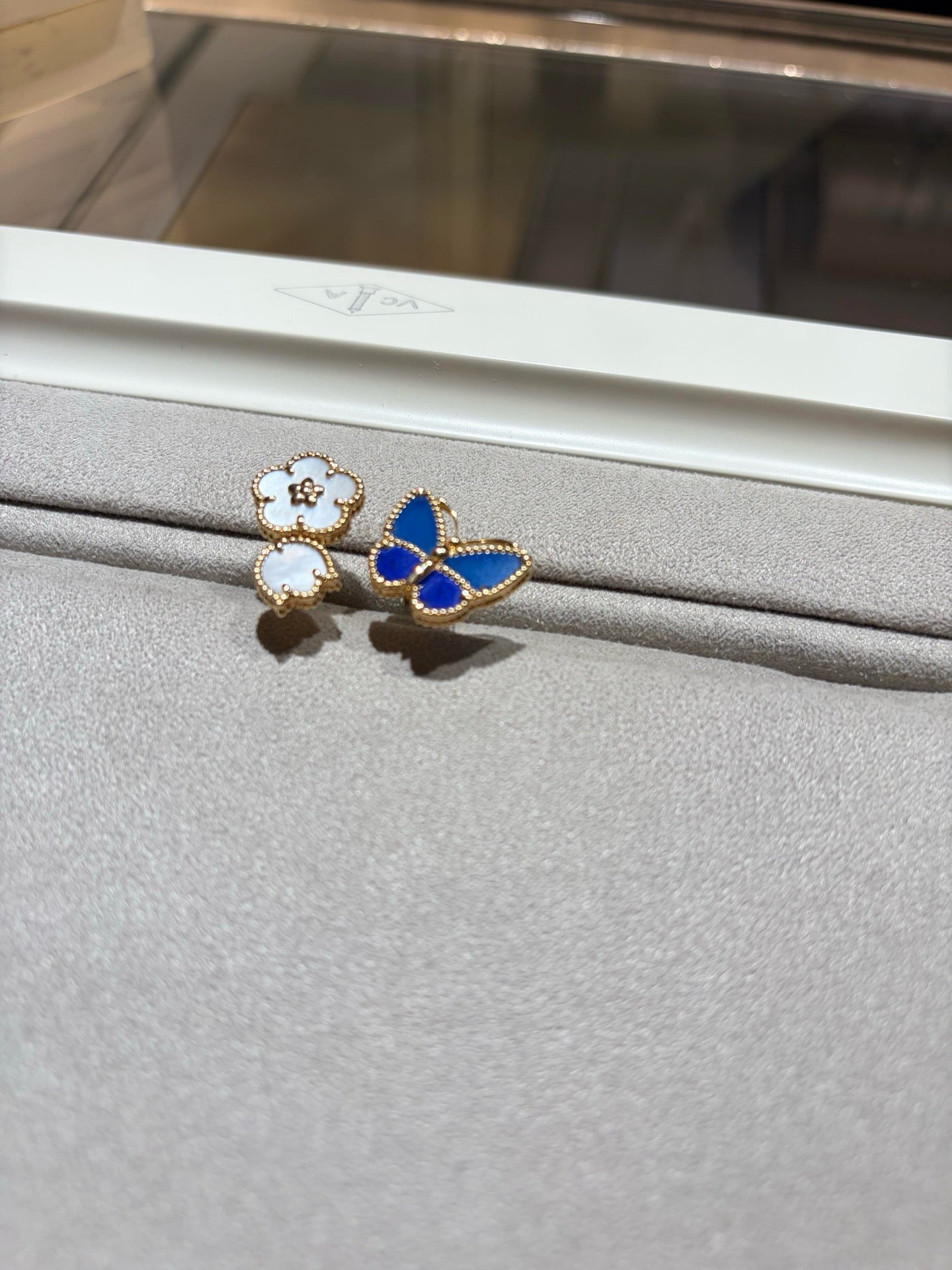 [Love's Uplift]LUCKY SPRING BUTTERFLY OPEN-FACE RINGS