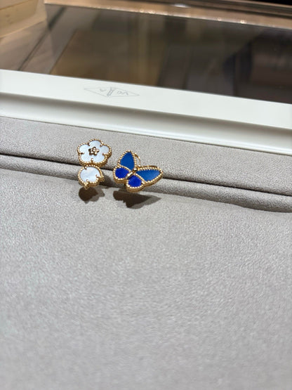 [Love's Uplift]LUCKY SPRING BUTTERFLY OPEN-FACE RINGS