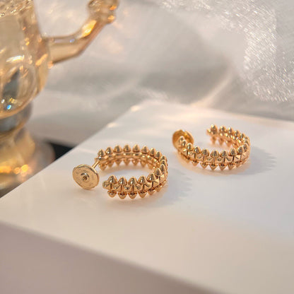 [Love's Uplift]CLASH SMALL HOOP EARRINGS