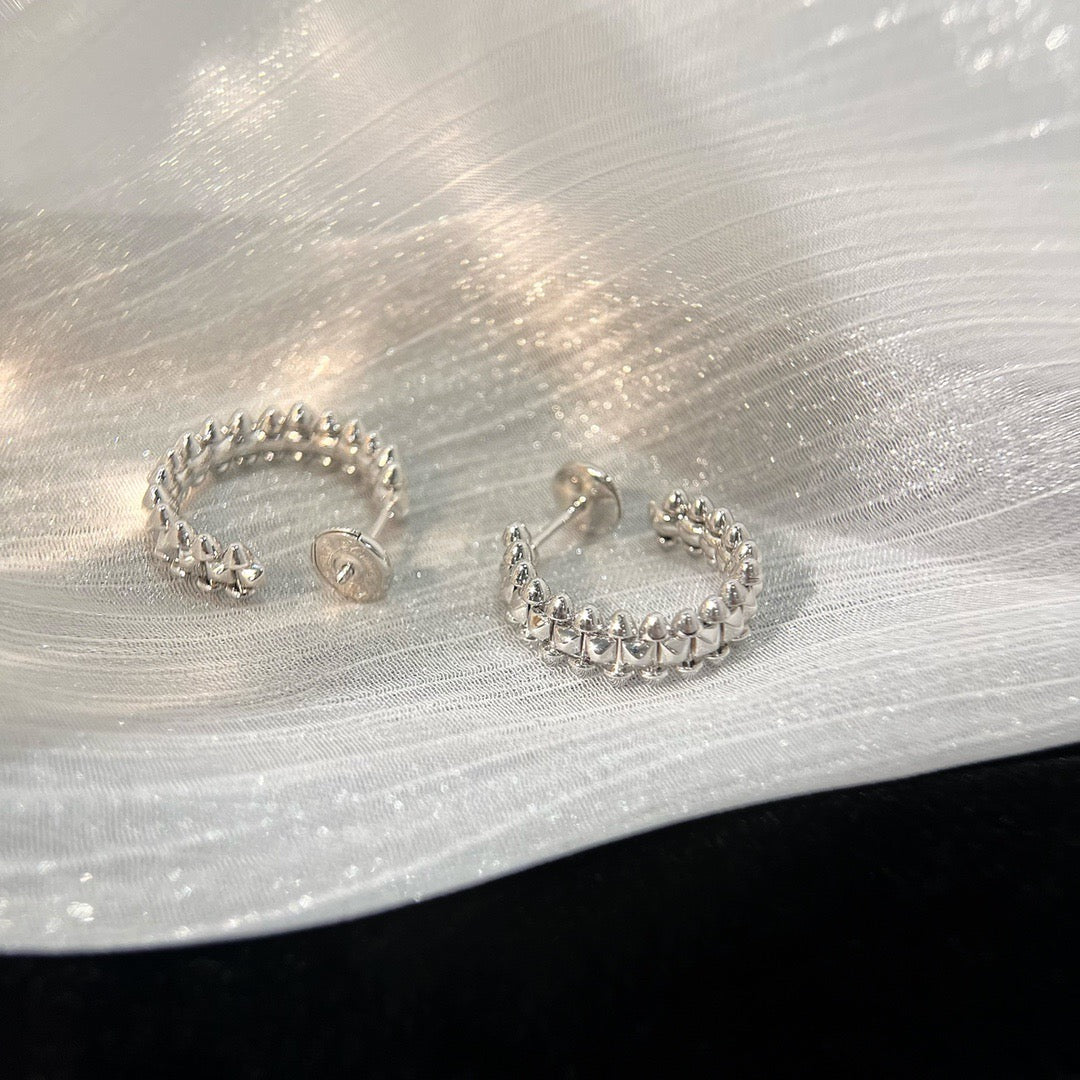 [Love's Uplift]CLASH SMALL HOOP EARRINGS