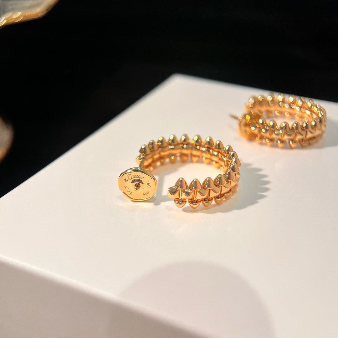 [Love's Uplift]CLASH SMALL HOOP EARRINGS