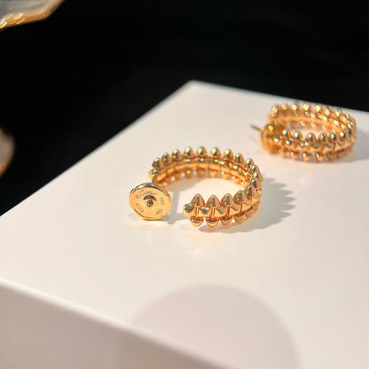 [Love's Uplift]CLASH SMALL HOOP EARRINGS