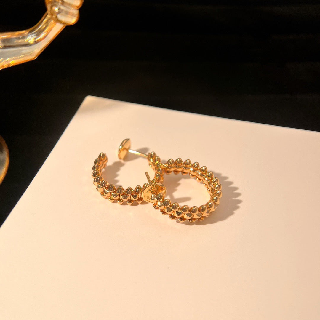 [Love's Uplift]CLASH SMALL HOOP EARRINGS