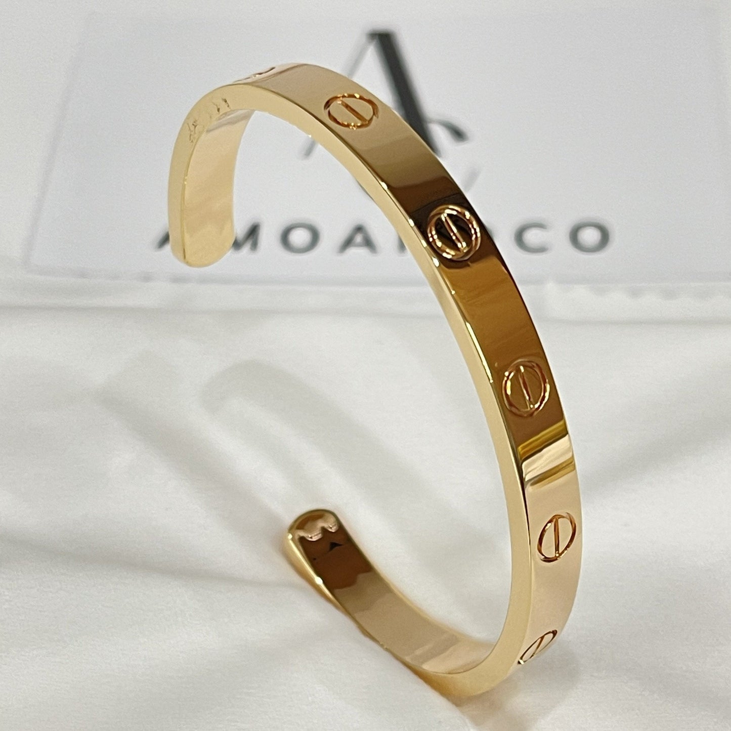 [Love's Uplift]LOVE BRACELET 6.1MM OPEN CUFF