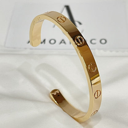[Love's Uplift]LOVE BRACELET 6.1MM OPEN CUFF