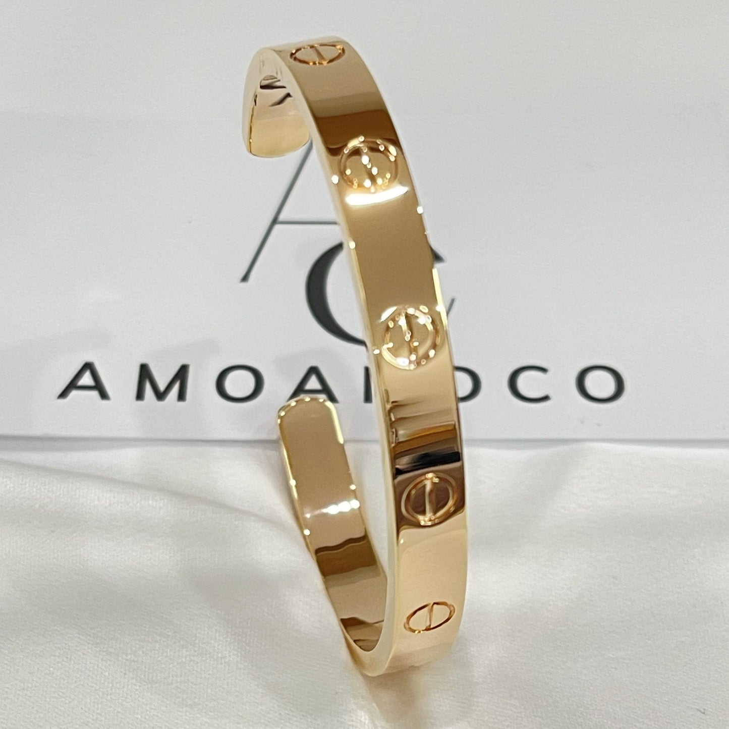 [Love's Uplift]LOVE BRACELET 6.1MM OPEN CUFF