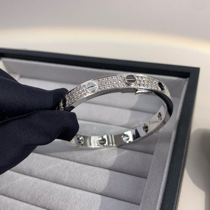 [Love's Uplift]LOVE BRACELET 6.1MM DIAMOND-PAVED CERAMIC