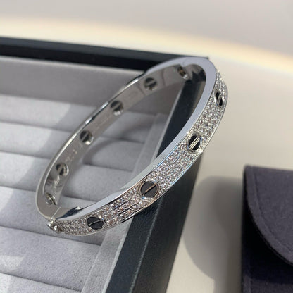 [Love's Uplift]LOVE BRACELET 6.1MM DIAMOND-PAVED CERAMIC